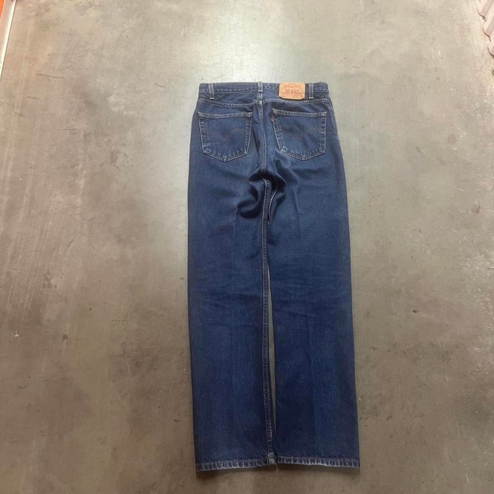 Vintage‎ Levi's 505 men's dark wash jeans 1999 fade paper tag 33